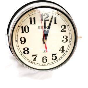 SEIKO Silver Slave Clock