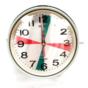SEIKO Green and Red Clock